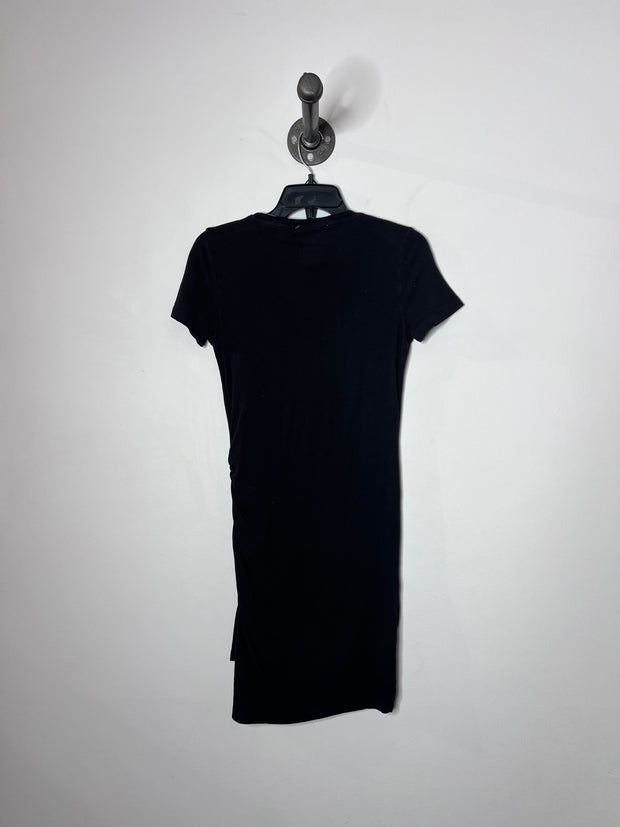 Design Lab Blk T-Shirt Dress