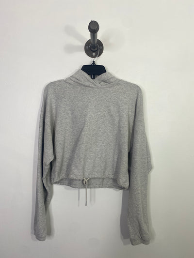 Babaton Grey Cropped Hoodie