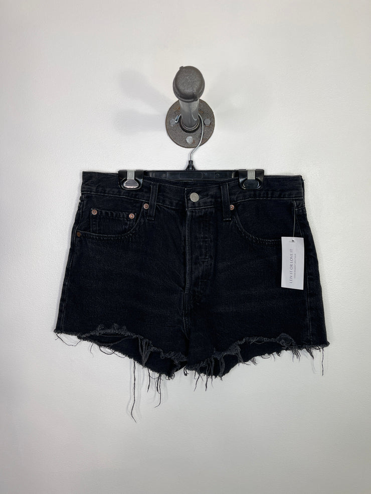 Levi's Black Denim Shorts
