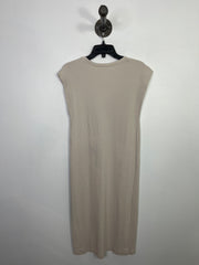 Zara Beige Slvless Midi Dress