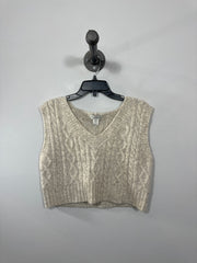 Ruby Moon Beige Sweater Vest