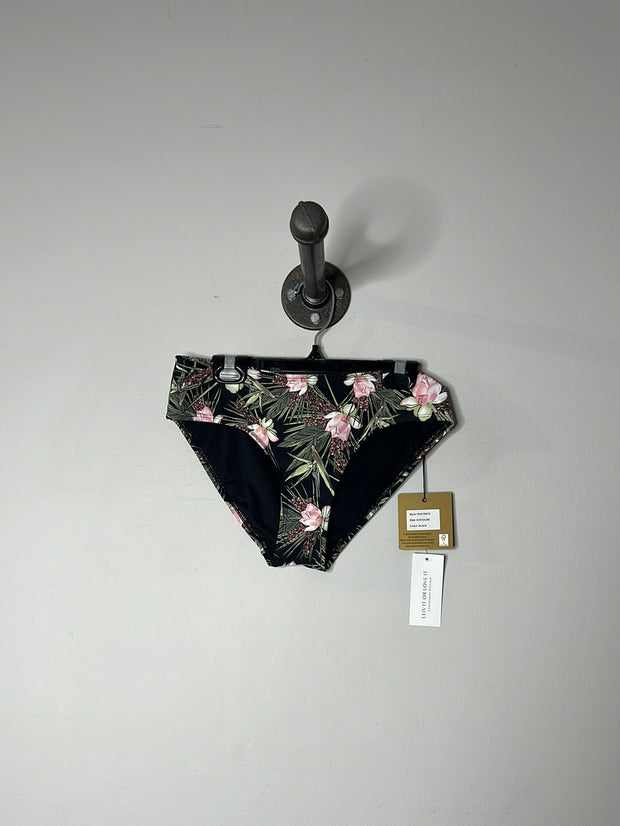 Niptuck Blk Floral Swim Bottom