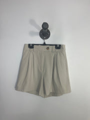 Pantalones cortos holgados color beige dinamita