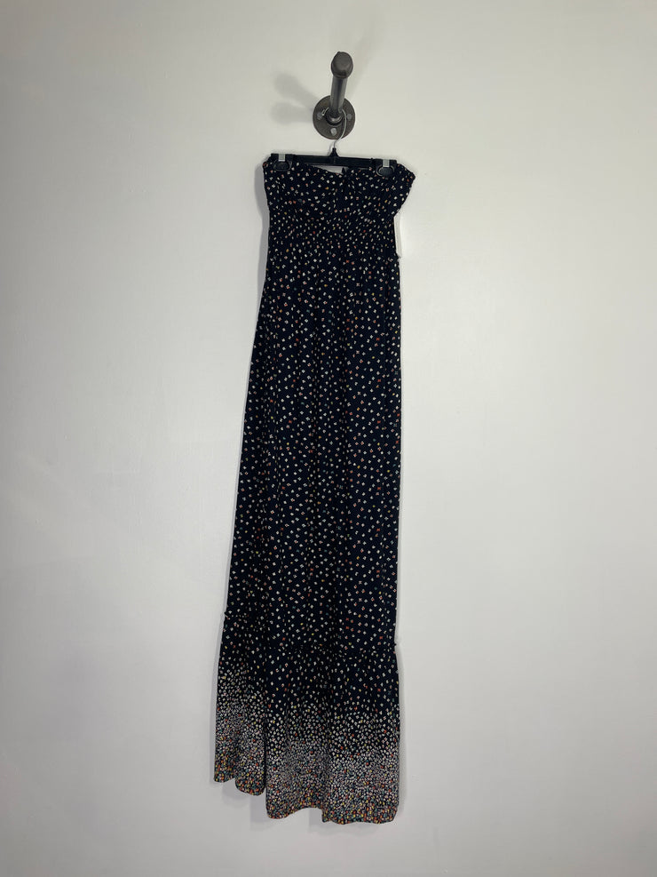 Roxy Black Floral Maxi Dress