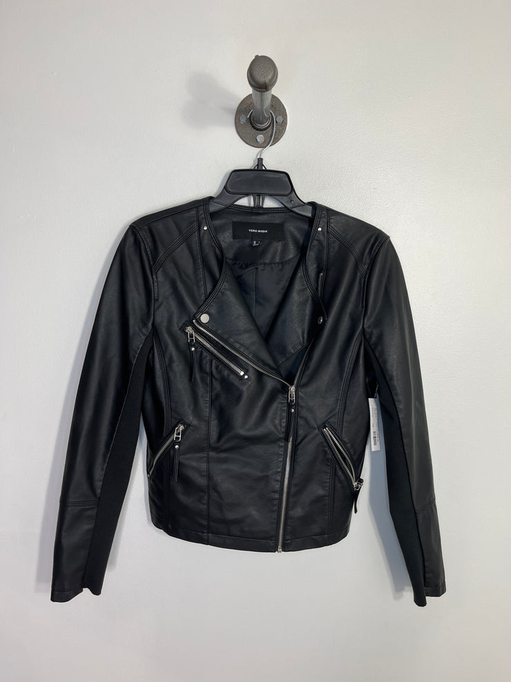 Vero Moda Blk Leather Jacket