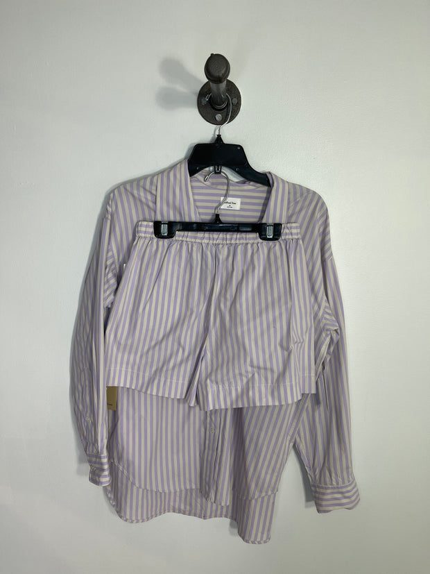 Wilfred Purple Striped Set