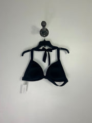 Pink Black Bikini Top