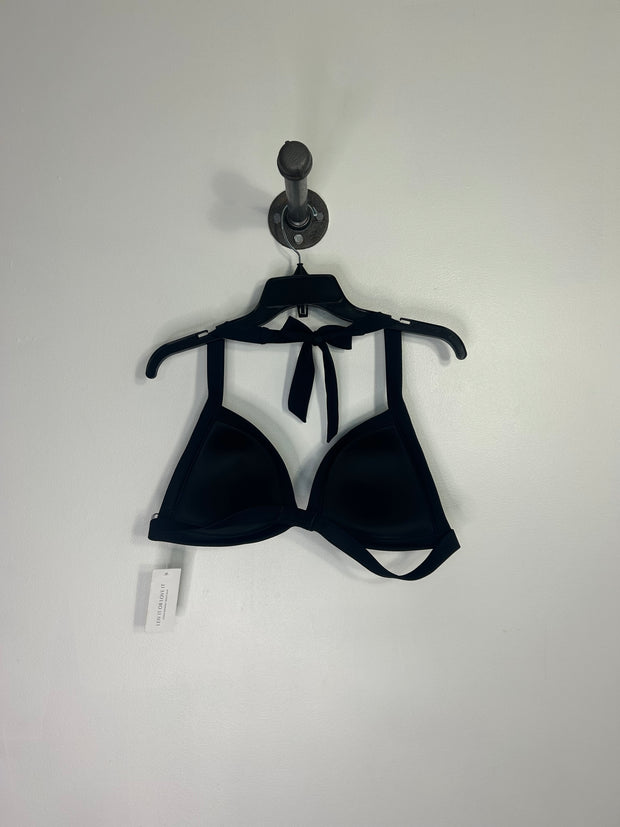 Pink Black Bikini Top