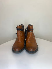 Rieker Tan Brown Leather Boots