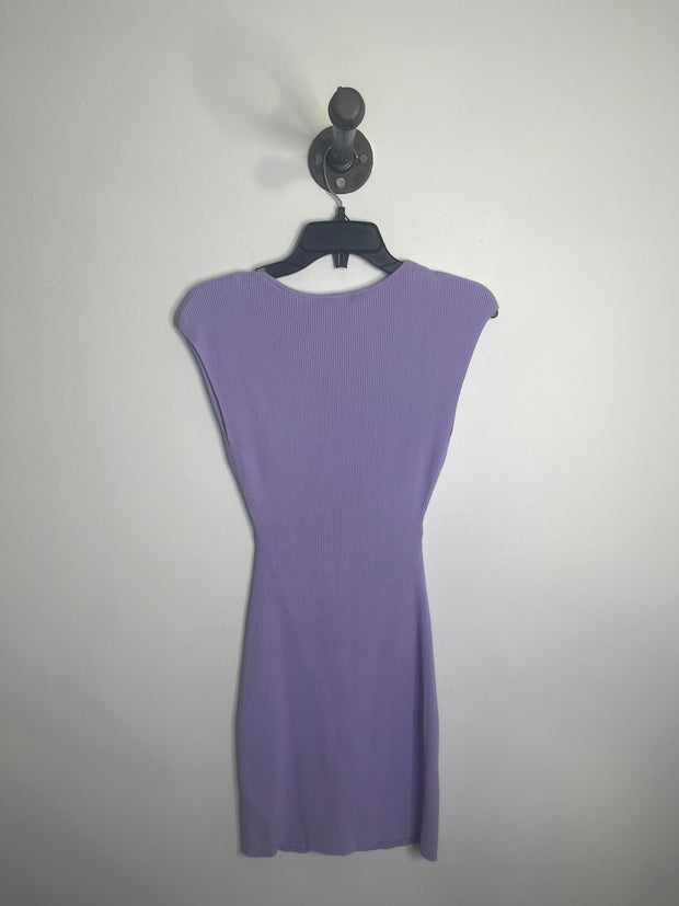 Robe à découpes violette Wilfred