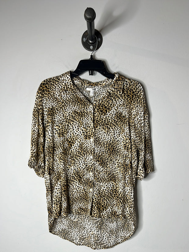 Society Amuse Cheeta Blouse