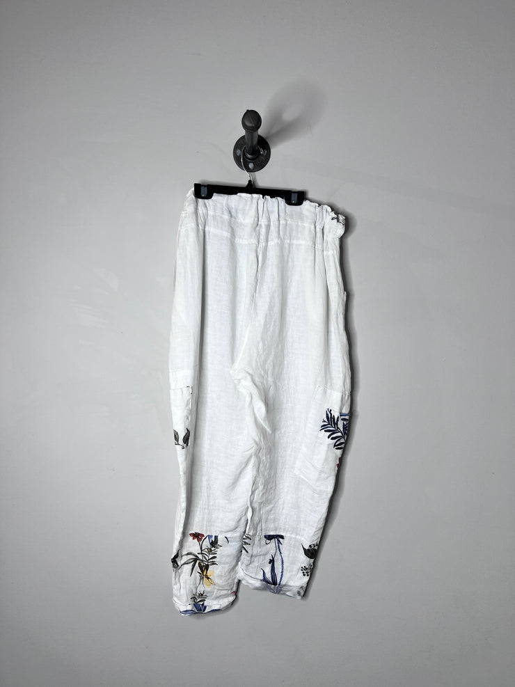 Linen Luv White Linen Pants