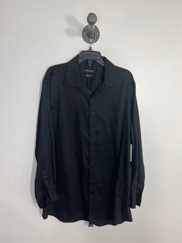 Bellissimo Blk LngSlv Buttonup