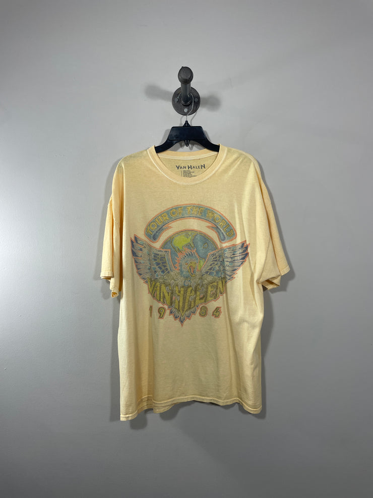 Van Halen Yellow Graphic Tee