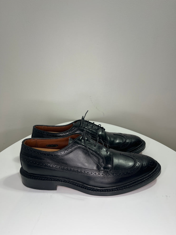 Allen E. Blk Leather Drs Shoes