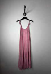 Violettas Pink Linen Dress