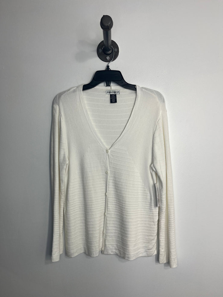 Parkhurst White Cardigan