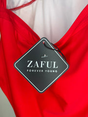 Zaful Red One-Piece Swimsuit