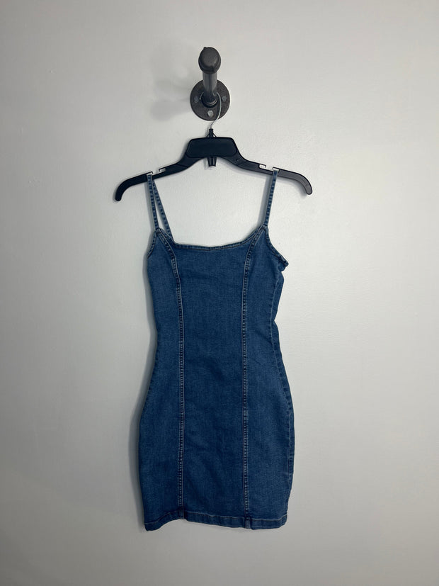 Divided Denim Mini Dress