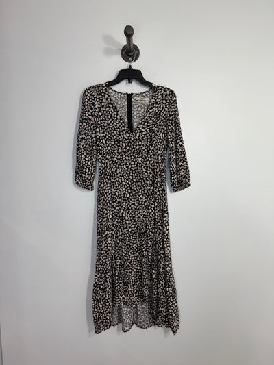 Pull & Bear Black Floral Dress