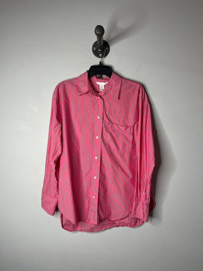 H&M Pink Button Up