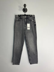 Zara Grey Straight Jeans