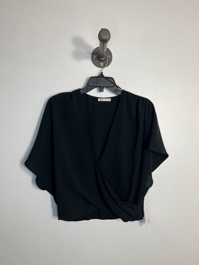 Zara Black Wrap Tee