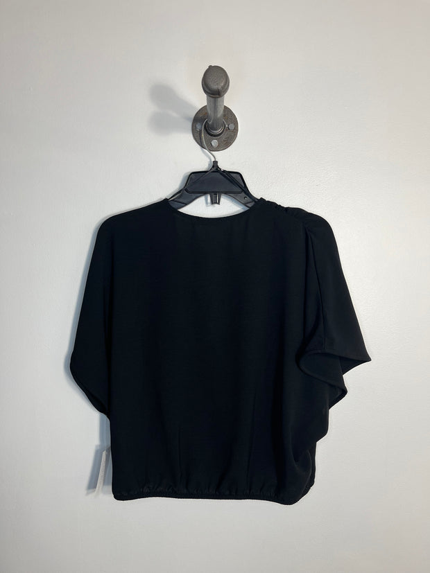 Zara Black Wrap Tee