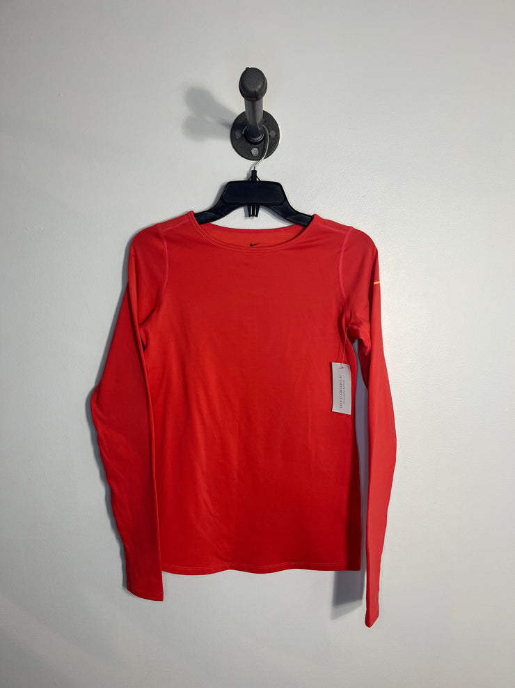 Nike Dri-Fit Pink Lng Slv Top