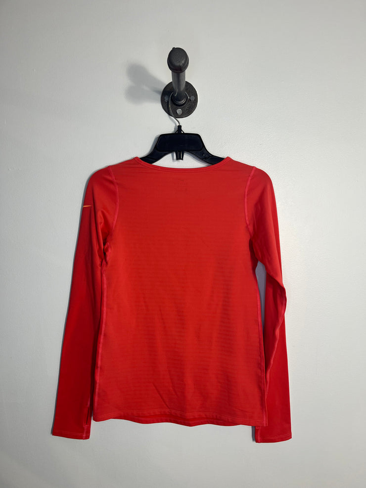 Nike Dri-Fit Pink Lng Slv Top