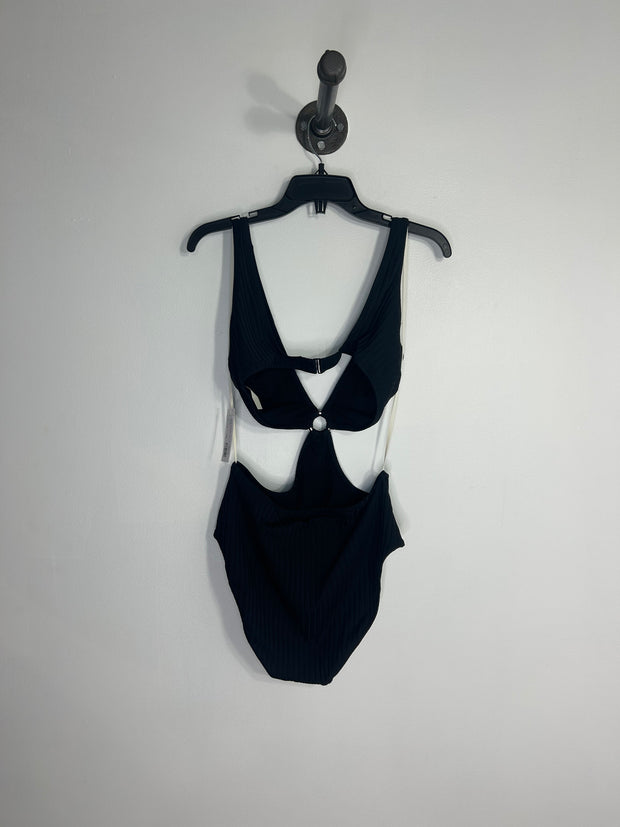 Aerie Black Cut-out One Piece