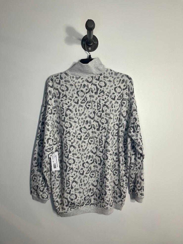 Aerie Grey Leopard Sweater
