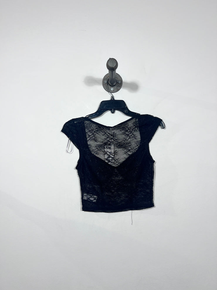 Garage Black Lace T-Shirt