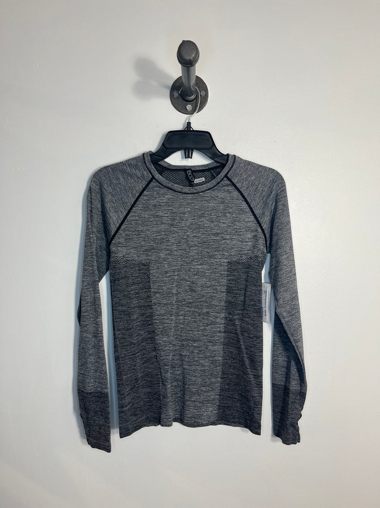 Body Grey Lng Sleeve Top