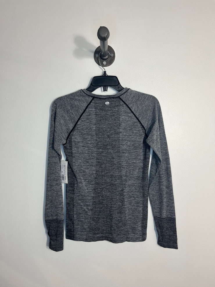 Body Grey Lng Sleeve Top