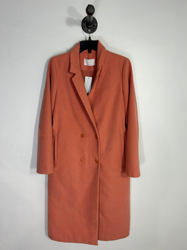 Oak & Fort Pink Trench Coat
