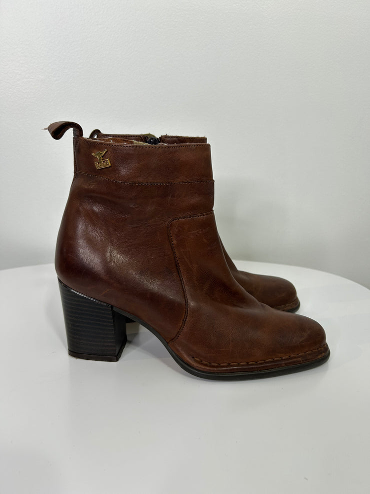 Joe Sanchez Brown Heel Boots