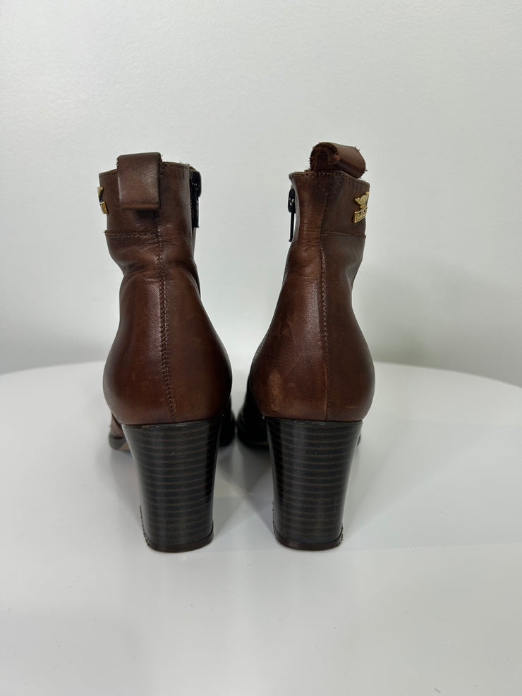 Joe Sanchez Brown Heel Boots