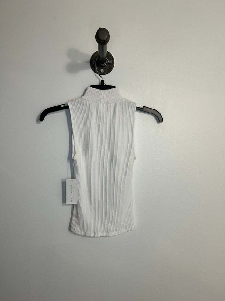 Wilfred White Turtleneck Tank