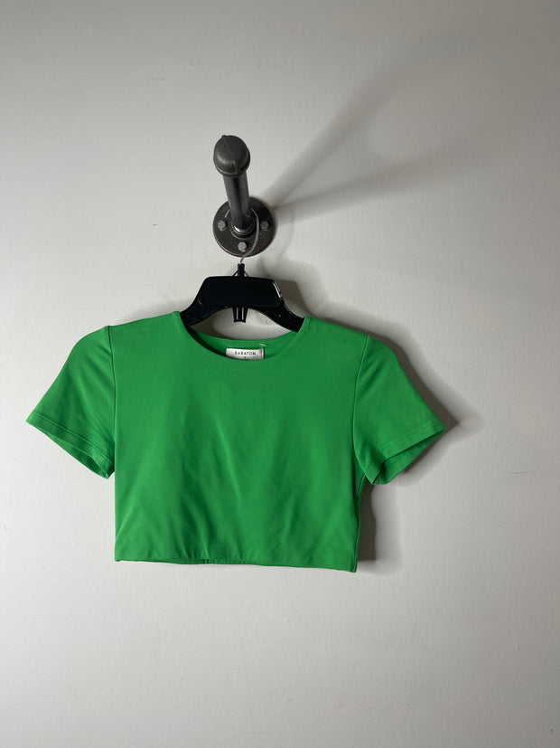 Babaton Green Crop T-Shirt