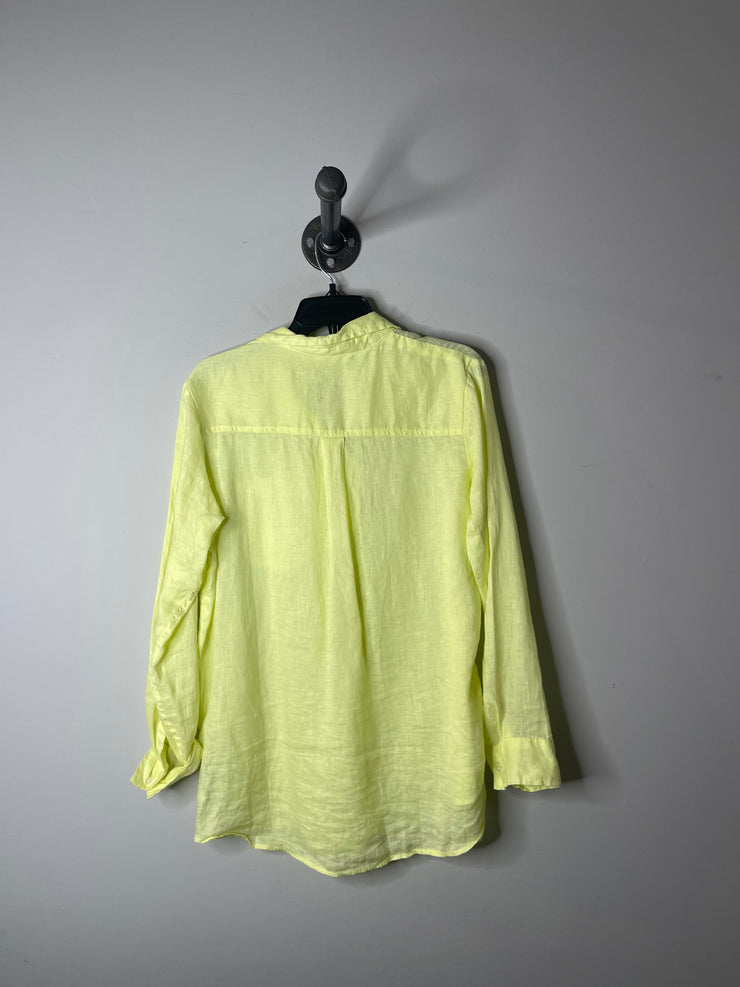 Gap Yellow Linen Button Up