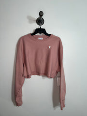 Champion Pink Crop Crewneck