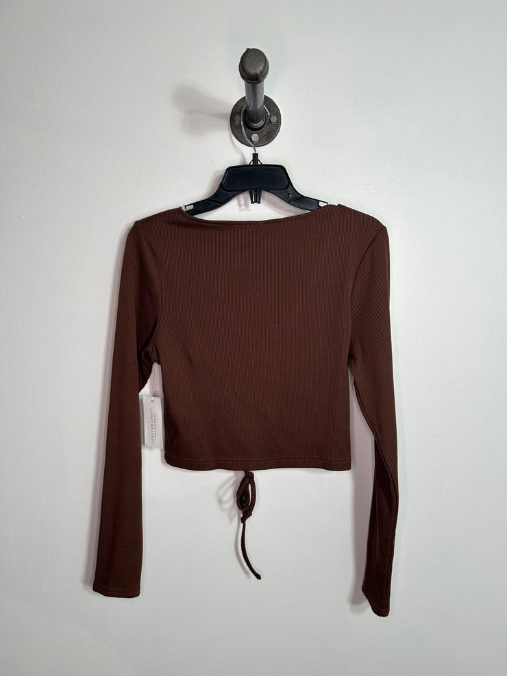 Twik Brown Longsleeve Top