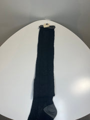 Free.P Black Thigh High Socks