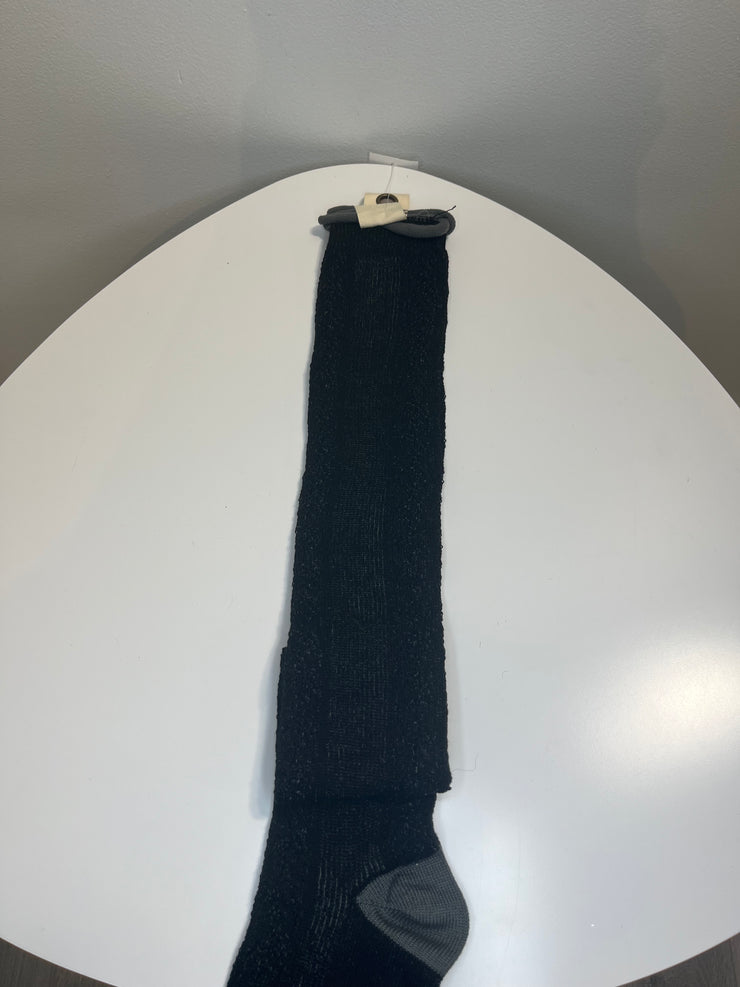 Free.P Black Thigh High Socks