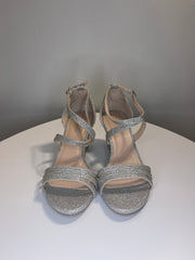 LeChateau Silver Sparkly Heels