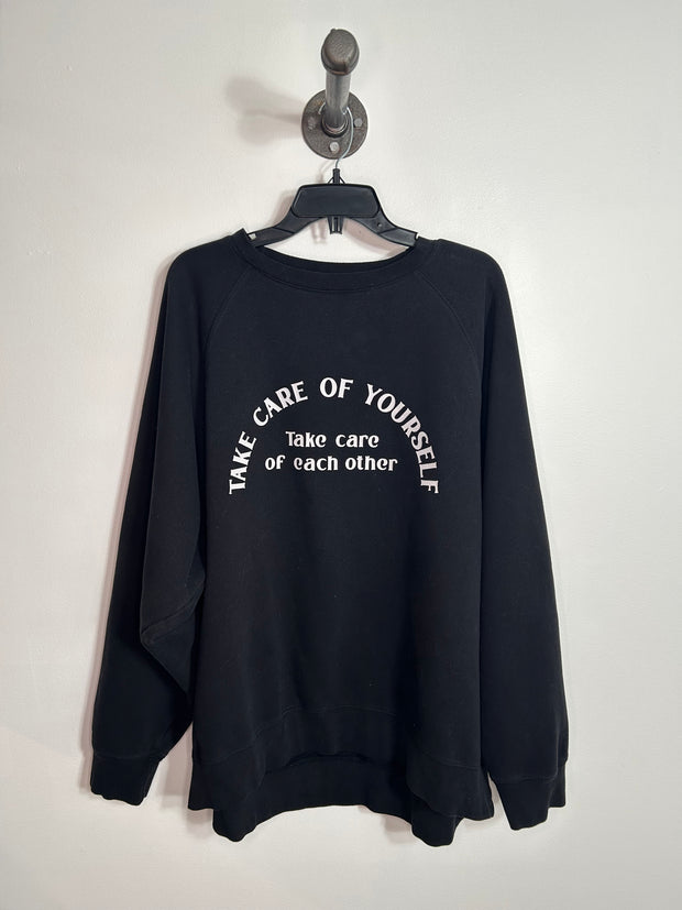 Brunette Blk Crewneck