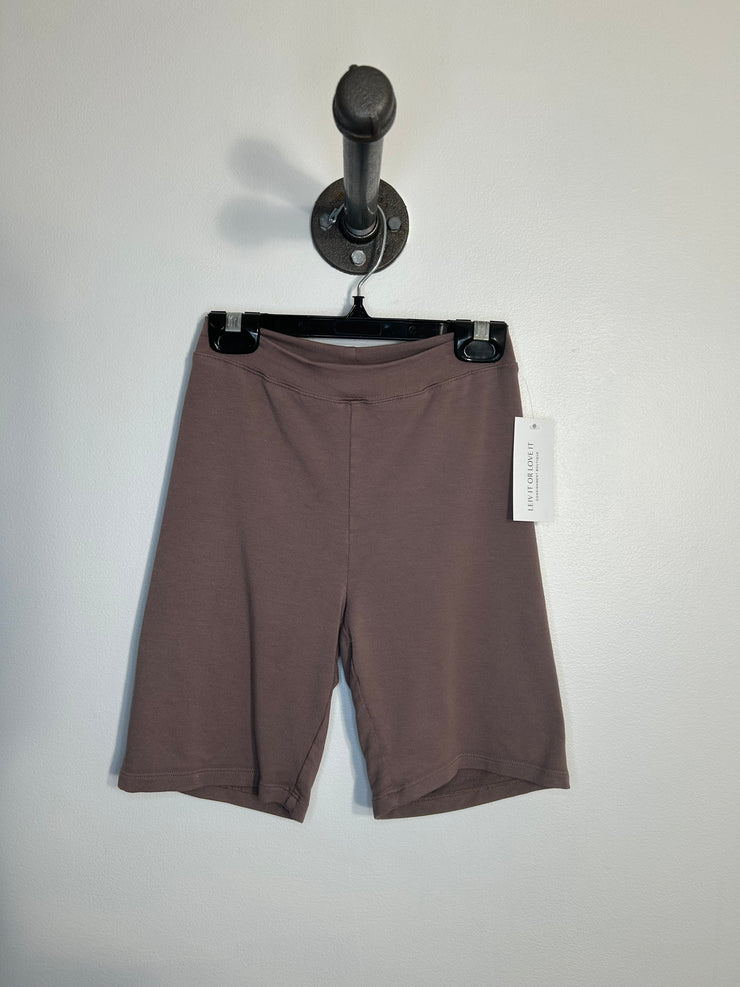 Wilfred Free Brwn Biker Shorts