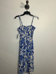 H&M Blu/Wht Patterned Dress