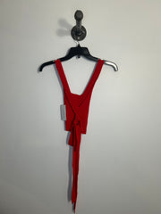 Wilfred Red Knit Strappy Top